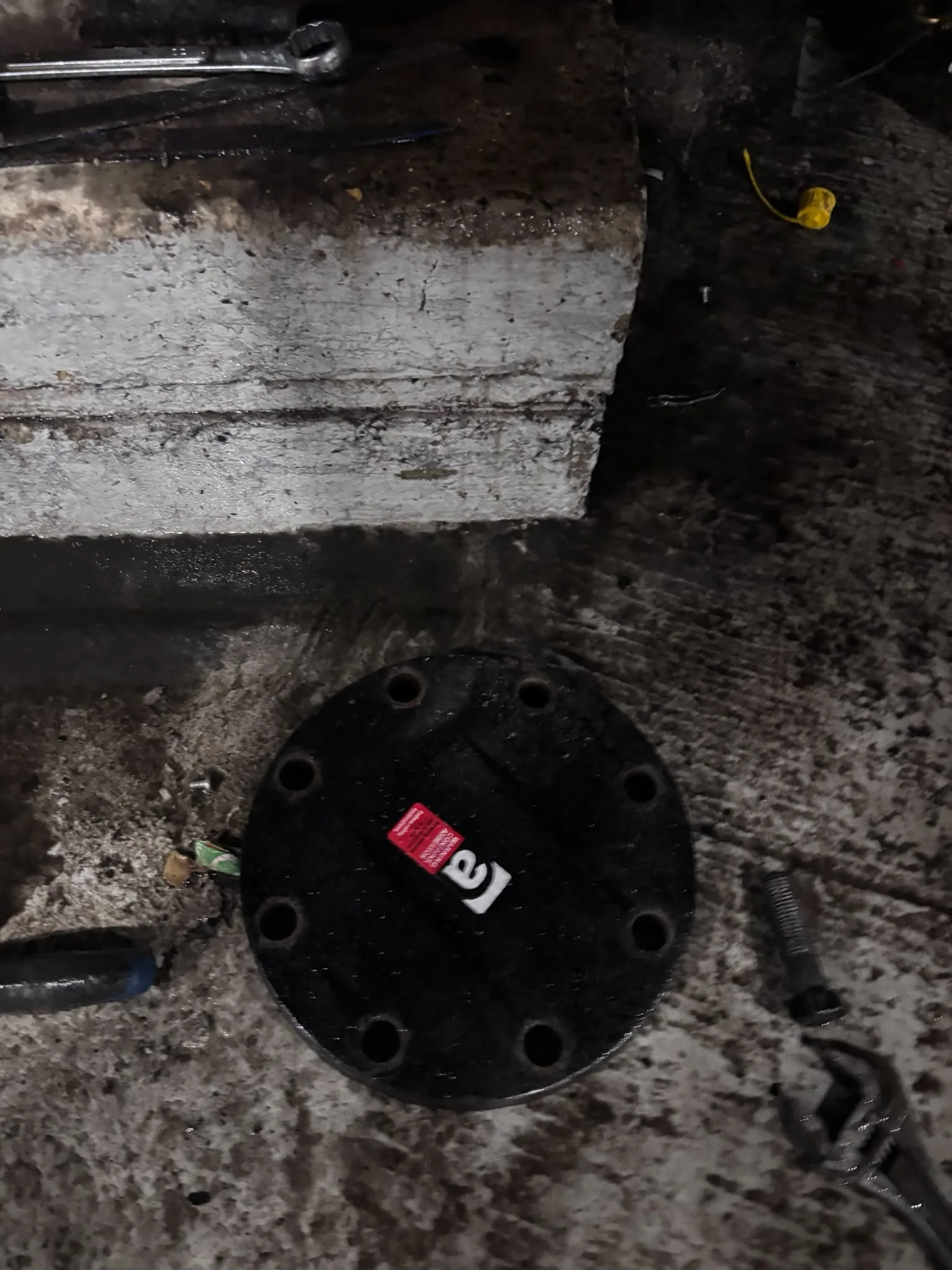 Artex scraping from a concrete ceiling during Camden Town refurbishment